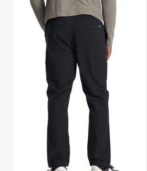 Vuori Meta Elastic Waist Pants Mens Large Black Stretch Drawstring V463